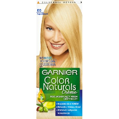 Garnier Color Naturals Creme Rozjaśniający krem odżywczy E0 Superblond