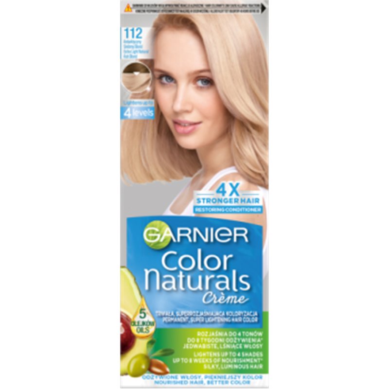 Garnier Color Naturals Farba do włosów 112 Arktyczny Srebrny Blond