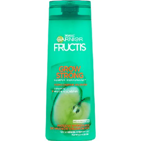 Garnier Fructis Grow Strong Szampon wzmacniający przeciw wypadaniu dla włosów osłabionych 400 ml