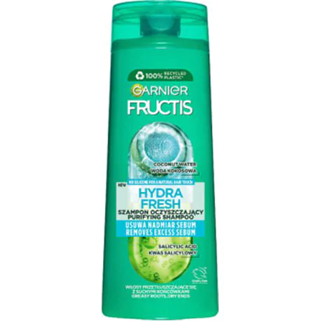 Garnier Fructis Szampon do włosów wzmacniający Hydra Fresh 400 ml