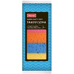 Gąbki kąpielowe Master tradycyjne 5szt