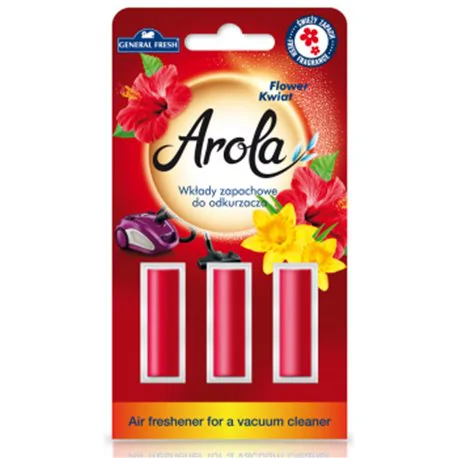 General Fresh Arola wkłady zapachowe do odkurzacza Kwiatowy 3szt