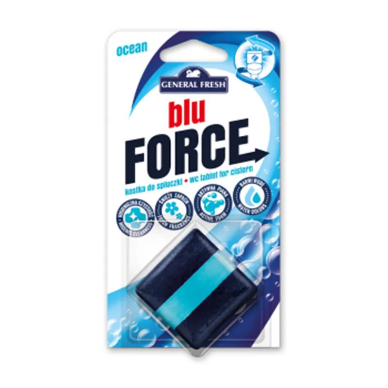 General Fresh Blue Force kostka do spłuczki kwadrat Morze 50g