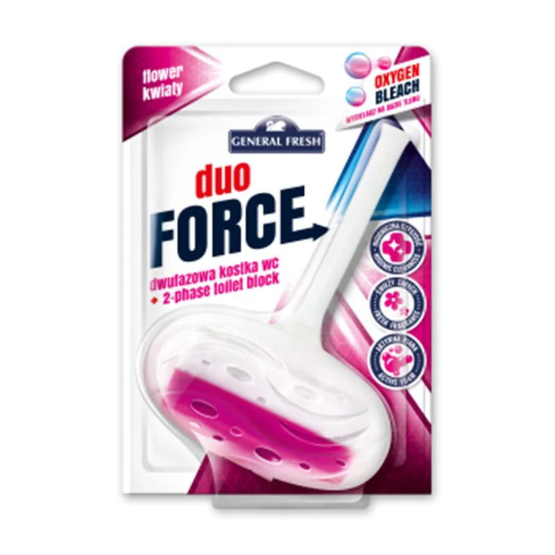 General Fresh Duo Force kostka do WC dwufazowa Kwiat 40g