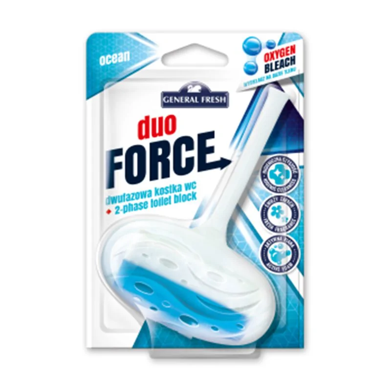 General Fresh Duo Force kostka do WC dwufazowa Morze 40g