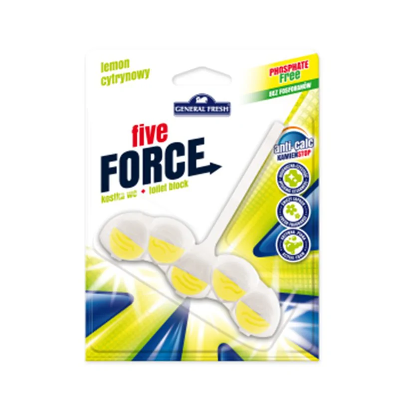 General Fresh Five Force kostka do WC Cytryna 50g