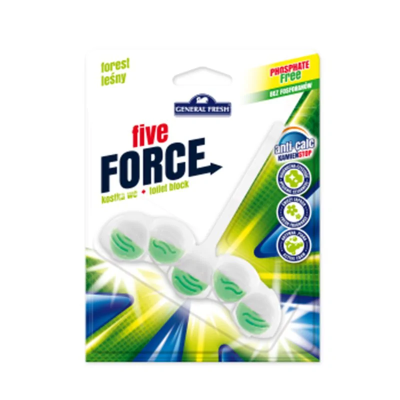 General Fresh Five Force kostka do WC Las 50g