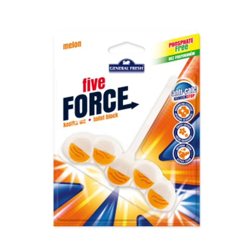 General Fresh Five Force kostka do WC Melon 50g