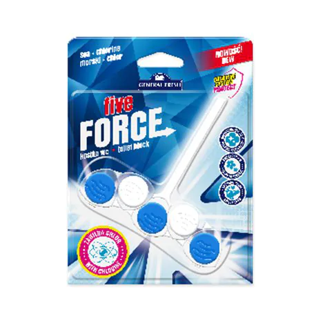 General Fresh Five Force kostka do WC Morze + Chlor 50g