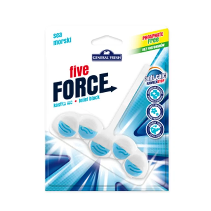 General Fresh Five Force kostka do WC Morze 50g