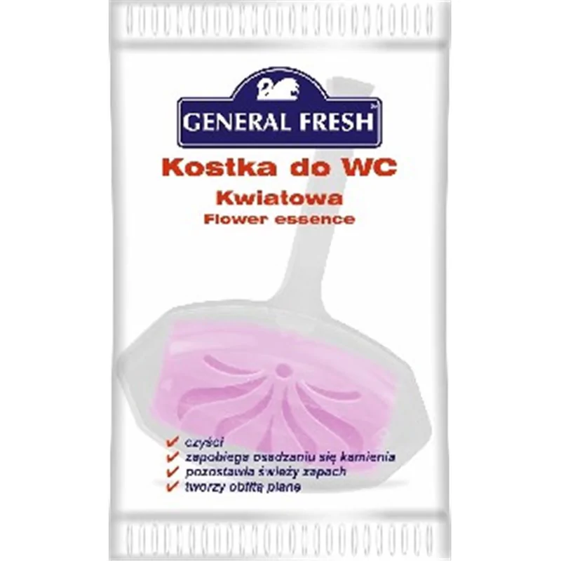 General Fresh Kostka WC folia Kwiatowa 30g