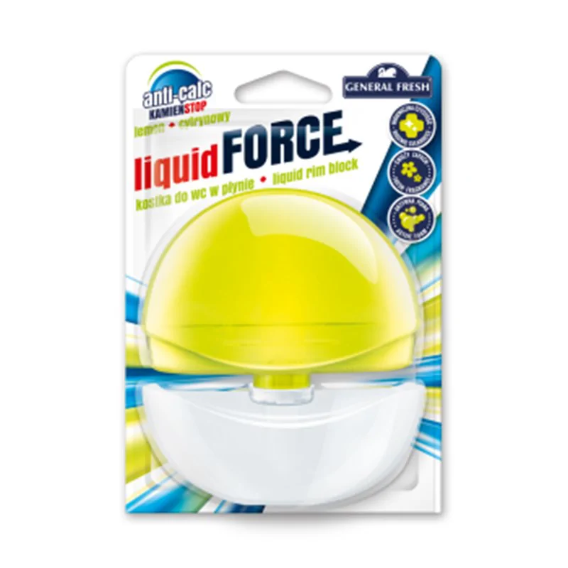 General Fresh Liquid Force kostka do WC w płynie Cytryna 55ml