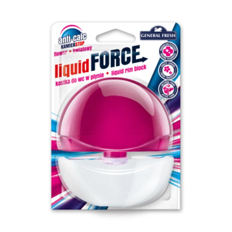 General Fresh Liquid Force kostka do WC w płynie Kwiat 55ml