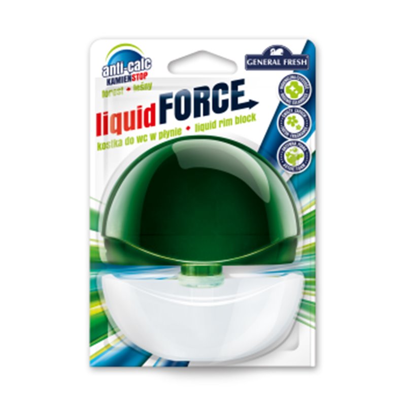 General Fresh Liquid Force kostka do WC w płynie Las 55ml