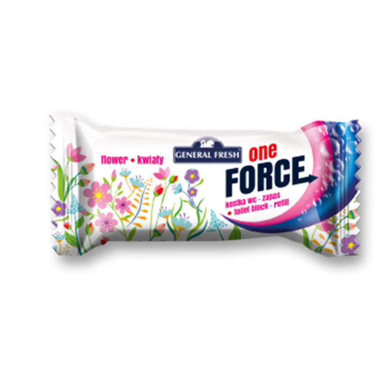 General Fresh One Force zapas do kostki WC Kwiat 40g