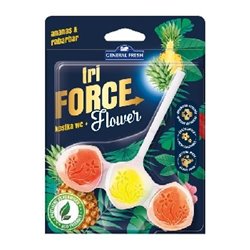 General Fresh WC kostka Tri Force Flower Ananas & Rabarbar 45g