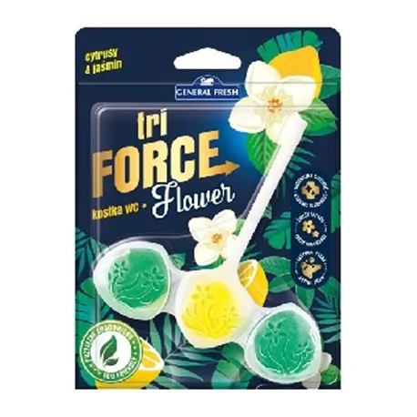 General Fresh WC kostka Tri Force Flower Cytrusy & Jaśmin 45g