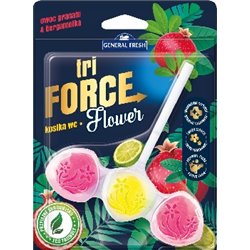 General Fresh WC kostka Tri Force Flower Owoc Granatu & Bergamotka 45g
