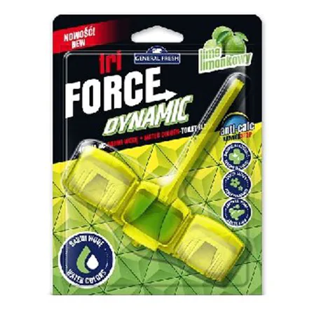 General Fresh WC Tri Force kostka barwiąca wodę Dynamic Lime 45g