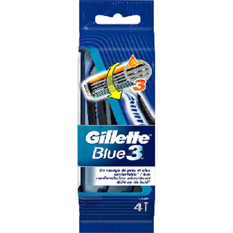 Gillette Blue3 Jednorazowe maszynki do golenia 4 + 2 sztuki
