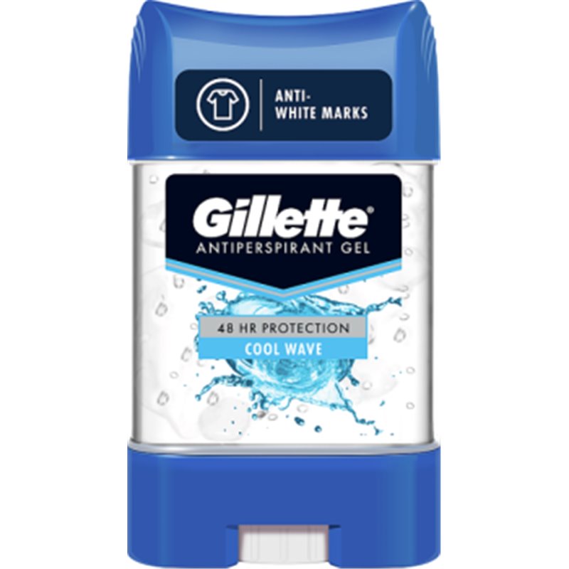 Gillette Cool Wave Antyperspirant w żelu dla mężczyzn 70 ml