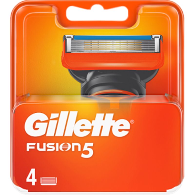 Gillette Fusion5 Ostrza wymienne do maszynki do golenia x 4