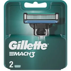 Gillette Mach3 Ostrza wymienne do maszynki, 2 sztuki