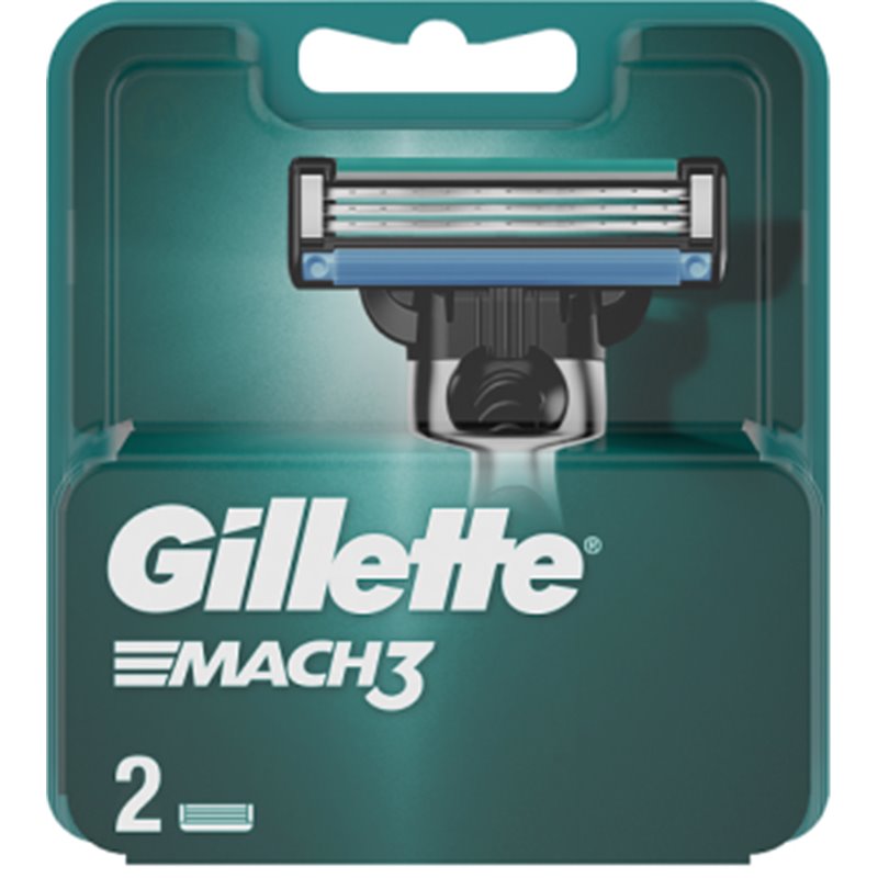 Gillette Mach3 Ostrza wymienne do maszynki, 2 sztuki