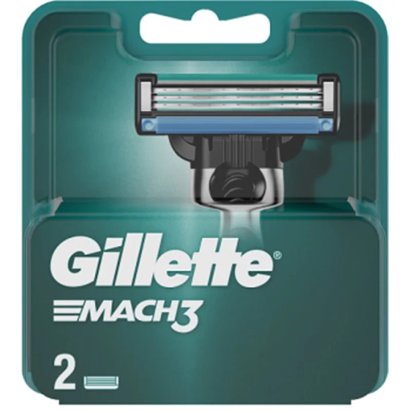 Gillette Mach3 Ostrza wymienne do maszynki, 2 sztuki