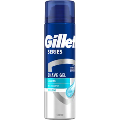 Gillette Series Chłodzący żel do golenia z eukaliptusem 200 ml