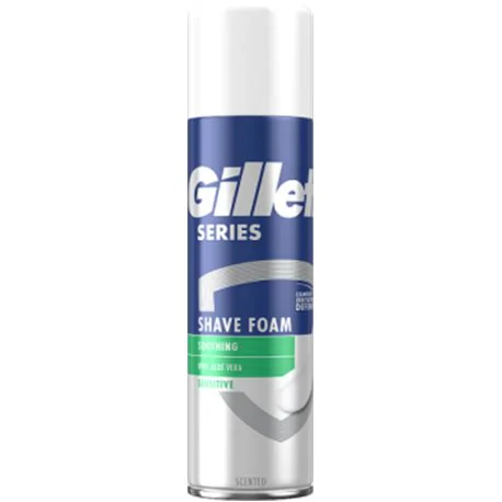 Gillette Series Sensitive Pianka do golenia dla mężczyzn 250 ml