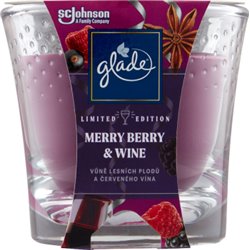 Glade Merry Berry & Wine Świeca zapachowa 129 g