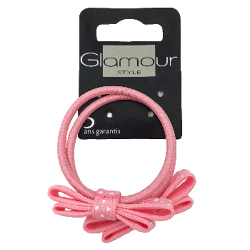 Glamour gumki z kokardą 2 szt 413009