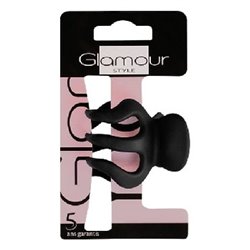 Glamour klamra do włosów czarna mała