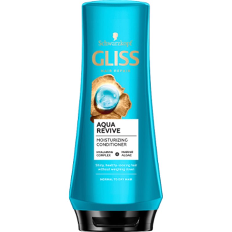 Gliss Aqua Revive Odżywka do włosów suchych i normalnych 200 ml