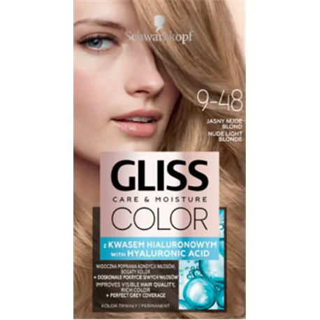 Gliss Color Care & Moisture Farba do włosów trwała 9-48 jasny nude blond