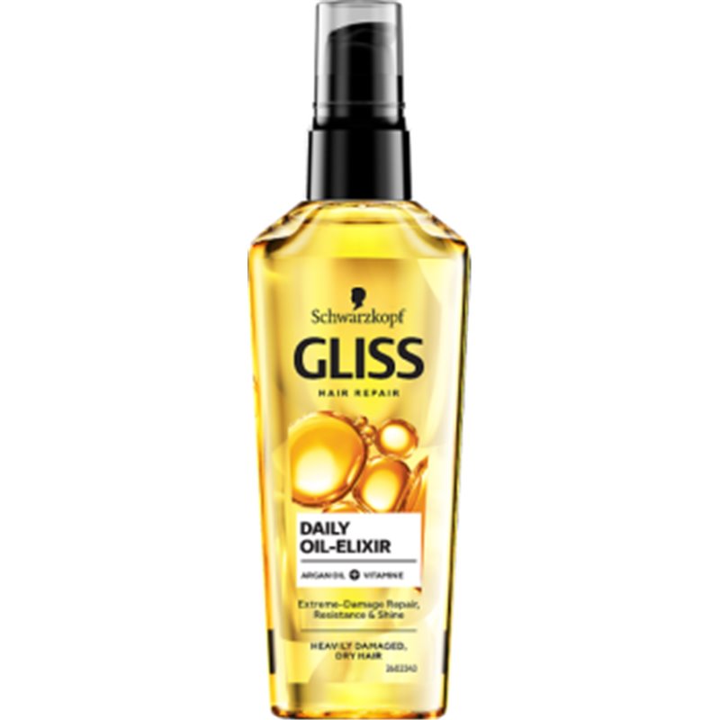 Gliss Daily Oil-Elixir Odżywczy eliksir do włosów zniszczonych i suchych 75 ml