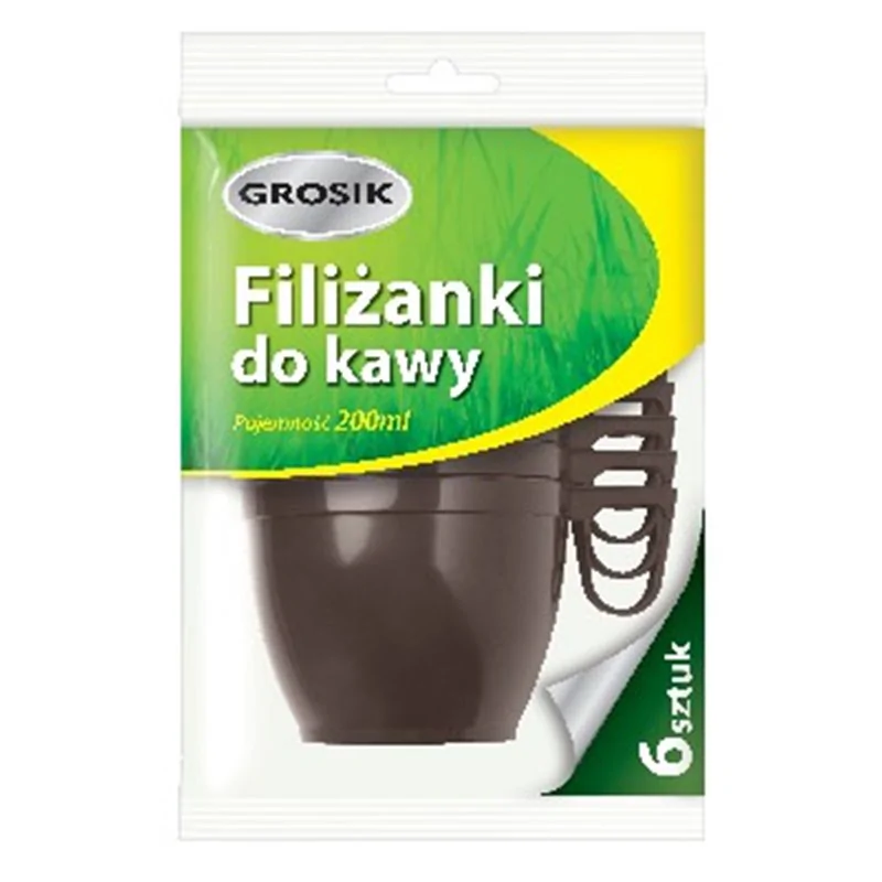 Grosik Konfekcja filiżanki 200ml 6szt