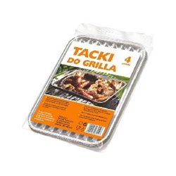 Grosik Tacka do grilla 4szt mała