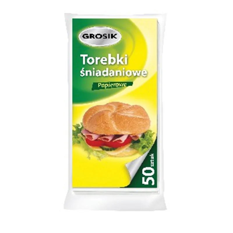 Grosik Torebki śniadan. papierowe 50szt