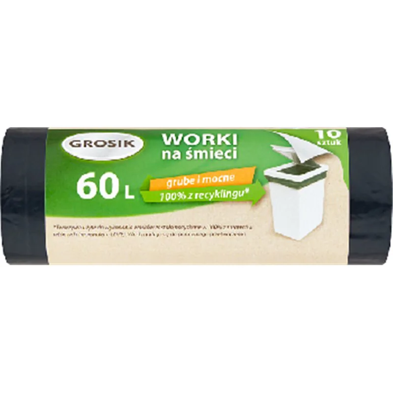 Grosik Worki na śmieci LD 60l 10szt