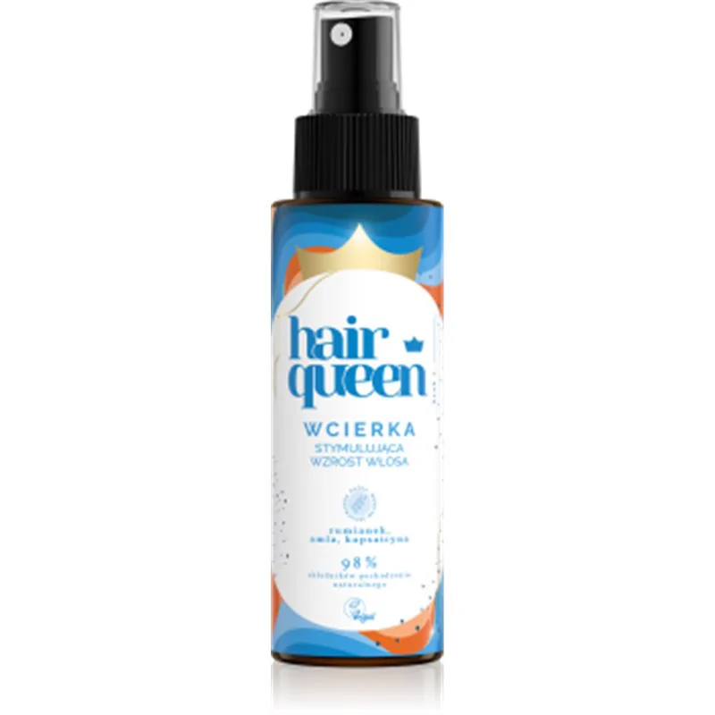 HAIR QUEEN Wcierka stymulująca wzrost włosa 100ml