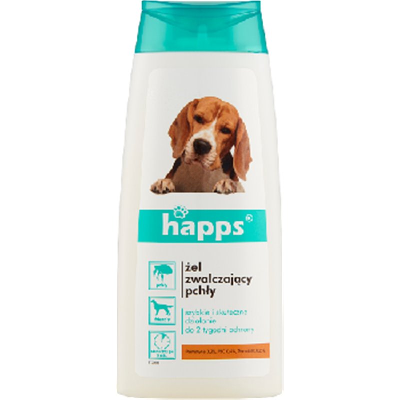Happs Szampon przeciw pchłom dla psów 150 ml