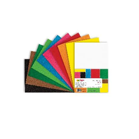 Happy Color filc dekoracyjny, 20x30 cm, 1,5 mm, 10 ark, MIX