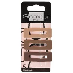 Inter-vion spinki Glamur nude 3szt