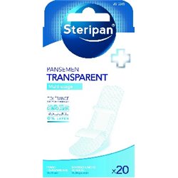 Inter-Vion Steripan  wodoodporne przezroczyste plastry z opatrunkiem 20 szt 312013