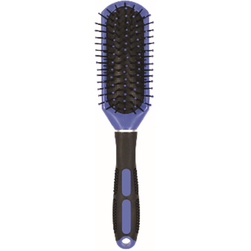 Inter-Vion Szczotka do włosów plastikowa (kolorowa rączka) 499531
