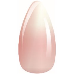 Inter-Vion Sztuczne paznokcie - kształt stiletto różowo - białe ombre 498832