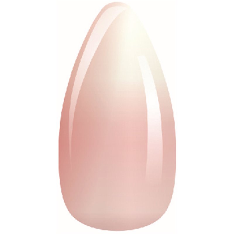 Inter-Vion Sztuczne paznokcie - kształt stiletto różowo - białe ombre 498832