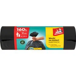 Jan Niezbędny Worki na śmieci 160 l 10 sztuk
